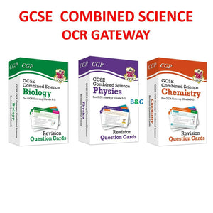GCSE Combined Science OCR Gateway Revision Cards Biology Physics Chemistry CGP
