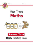 KS2 Year 3 Maths and Handwriting Daily Practice Book Summer Term with Answer CGP