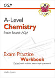 A-Level Chemistry: AQA Year 1 & 2 Exam Practice Workbook with Answer Cgp Science