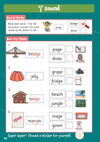 New KS1  Ages 5-7 English Phonics 10 Minutes a Day Workbook with Answer 2023
