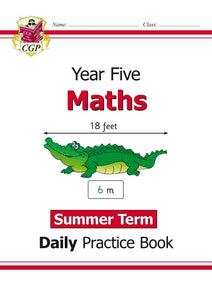 KS2 Year 5  Maths Daily Practice Book Year 5 - Summer Term with Answer CGP