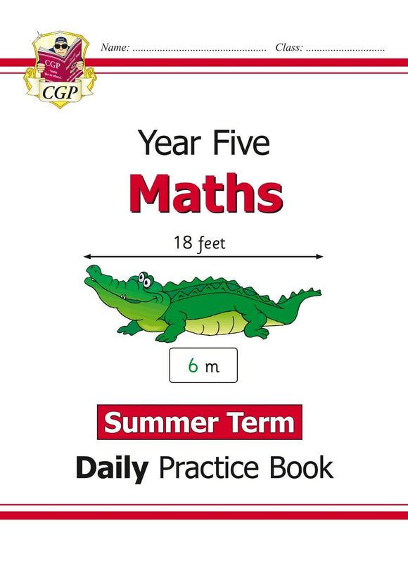 KS2 Year 5  Maths Daily Practice Book Year 5 - Summer Term with Answer CGP