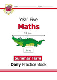 KS2 Year 5  Maths Daily Practice Book Year 5 - Summer Term with Answer CGP