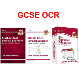 GCSE Physical Education OCR Revision Guide Workbook and Question Cards CGP