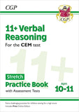11+Plus Year 6 CEM Verbal Reason Practice Book & Assessment Tests Stretch 2022