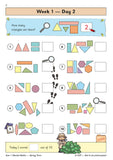KS1 Year 1 Mental Maths Daily Practice Book Spring Term with Answer CGP