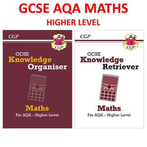 GCSE Maths AQA Knowledge Organiser and Retriever with Answer - HIGHER LEVEL CGP