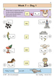 KS1 Year 1 Spelling Daily Practice Book SUMMER Term with Answer CGP