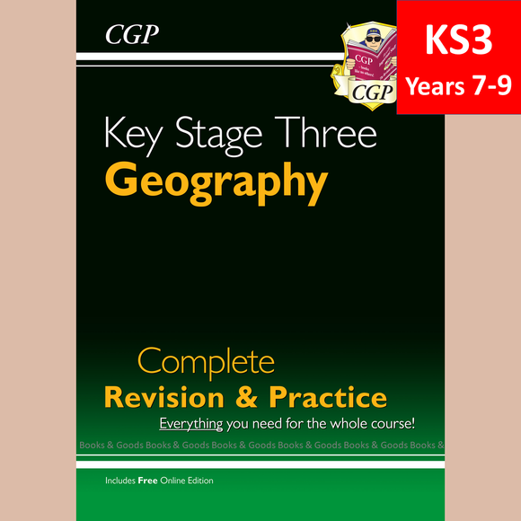 KS3 Years 7-9 Geography Complete Revision and Practice with Answer CGP