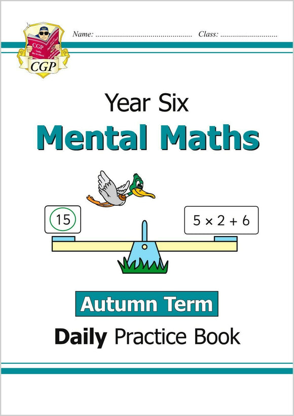 KS2 Year 6 Mental Maths Daily Practice Book  Autumn Term with Answer CGP