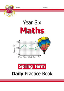 KS2 Maths Year 6 Daily Practice Book - Spring Term with Answer CGP