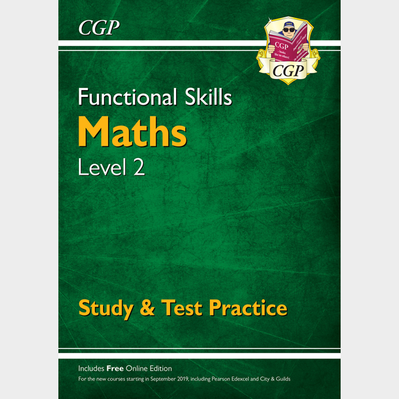 Functional Skills Maths Level 2 Study and Test Practice CGP