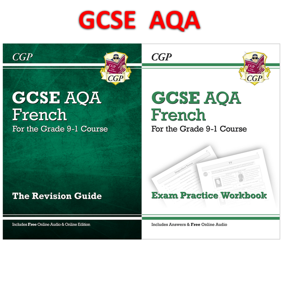 GCSE Grade 9-1 French AQA Revision Guide and Exam Practice Workbook with Answer