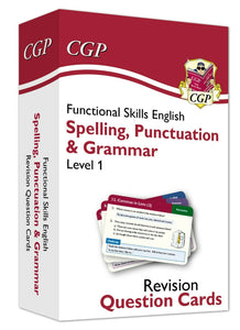 Functional Skills English Revision Question Cards Spelling Punctuation & Grammar