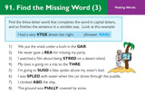 11 Plus Year 6 CEM Revision Question Cards Verbal Reasoning Vocabulary CGP