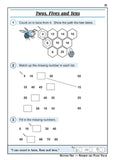 KS1 Year 1 Maths English Targeted Study Question Book with Answer CGP