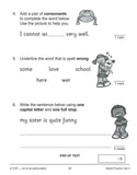 KS1 Year 1 English 10-Minute Test Grammar Punctuation & Spelling with Answer CGP