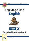 New KS1 English Year 2 Targeted Question Book with Answer Ages 6-7 CGP 2023