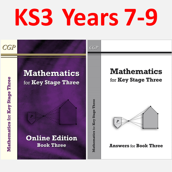 KS3 Years 7-9  Maths Textbook 3 with Answer Book CGP