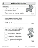 KS1 Year 1 English 10-Minute Test Grammar Punctuation & Spelling with Answer CGP