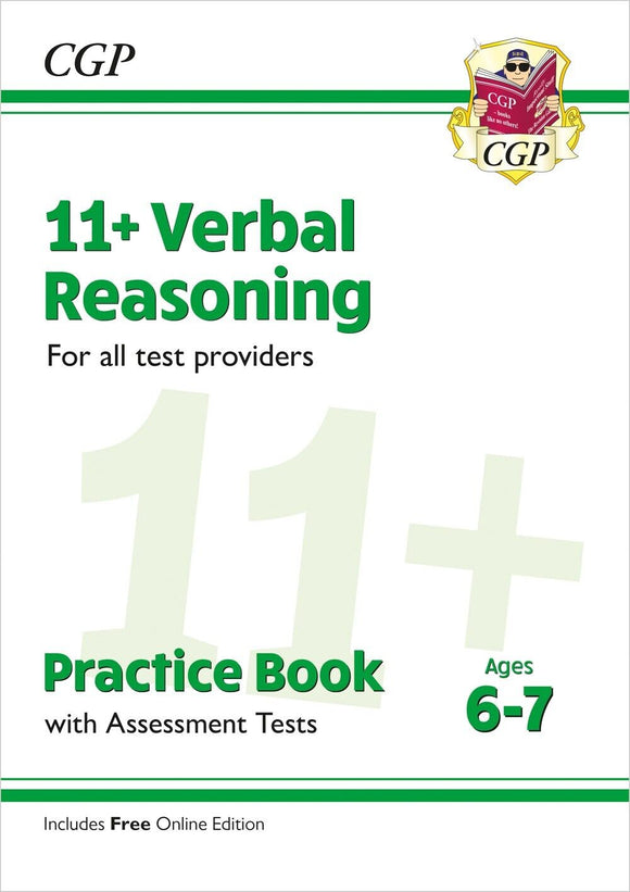 New 11+ Plus Year 2 Verbal Reasoning Practice Book & Assessment Tests - Ages 6-7