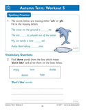 KS1 Year 2 English 10 Minute Weekly Workouts Spelling Vocabul with Answer CGP