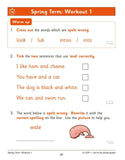KS1 Year 1 Maths and English 10 Minute Weekly Workouts with Answer CGP