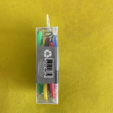 Key Tags Multi Colour Plastic Key Rings ID Tags Name Label Key Tag 10 Pack