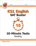 KS1 SATS Buster Maths English Reading 10 Minute Tests with Answer Ages 5-7 CGP