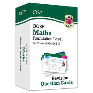 Grade 9-1 GCSE Maths Edexcel Revision Question Cards - Foundation CGP