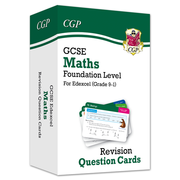 Grade 9-1 GCSE Maths Edexcel Revision Question Cards - Foundation CGP