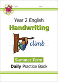 KS1 Year 2 Maths English Handwriting Spelling SUMMER Essentials with Answers CGP