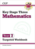 KS3 Year 7 Maths Student BooK Work Book & 10-Minute Weekly Workouts with Ans CGP