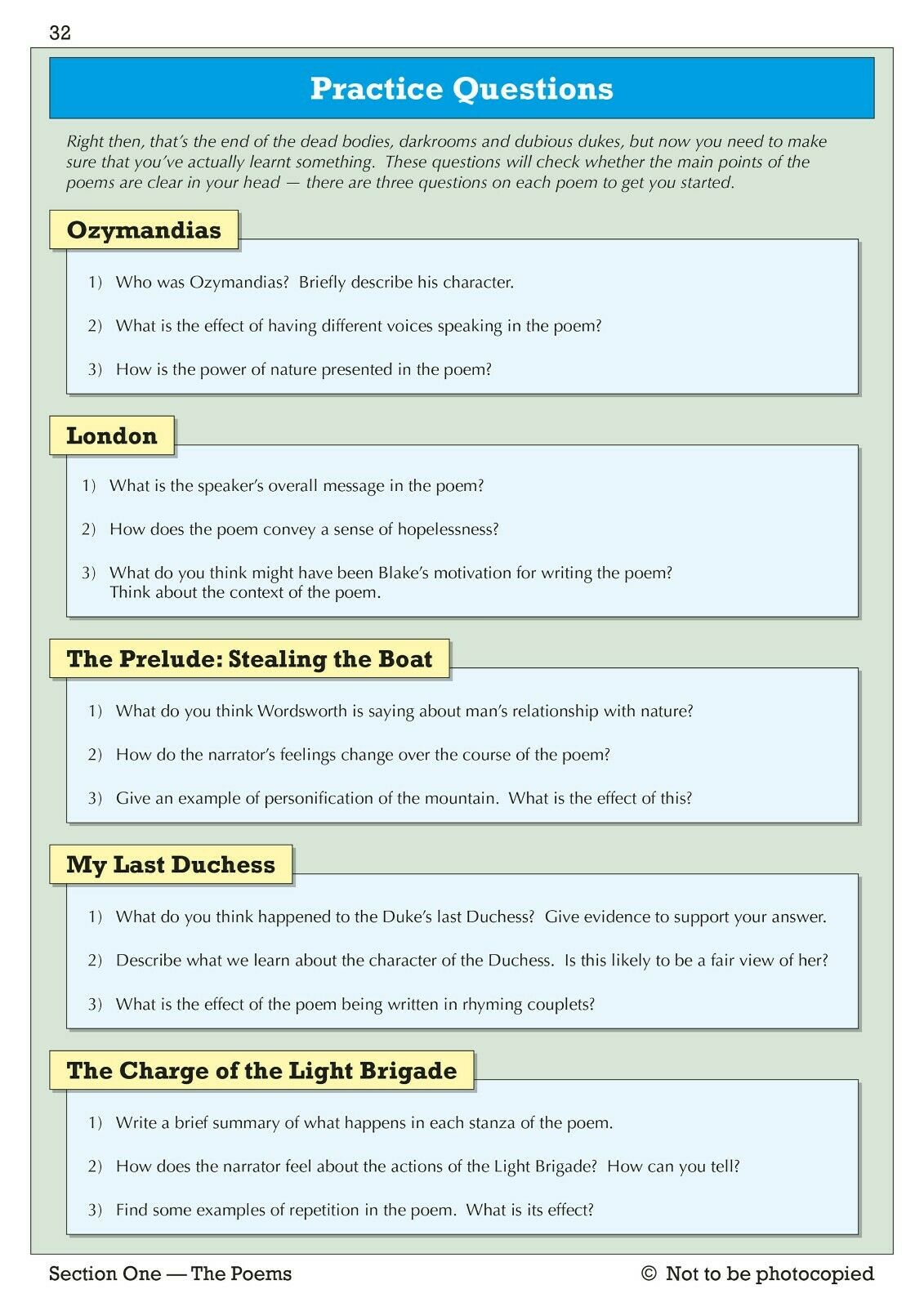 literature-grade 6-Poetry-Charge of the light brigade (1)  Gcse poems,  English literature notes, Gcse english literature