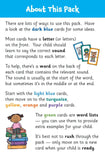 Phonics Flashcards Ages 3-5 Perfect for back to School Practice CGP