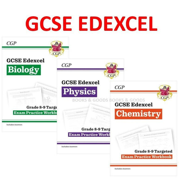 GCSE Science Edexcel Grade 8-9 Targeted Exam Practice Workbooks with Answer 2022