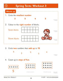 KS1 Year 1 Maths and English 10 Minute Weekly Workouts with Answer CGP