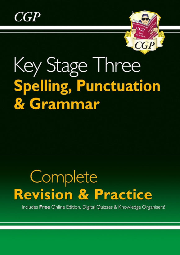 New KS3 Spelling, Punctuation & Grammar Complete Revision & Practice CGP 2023