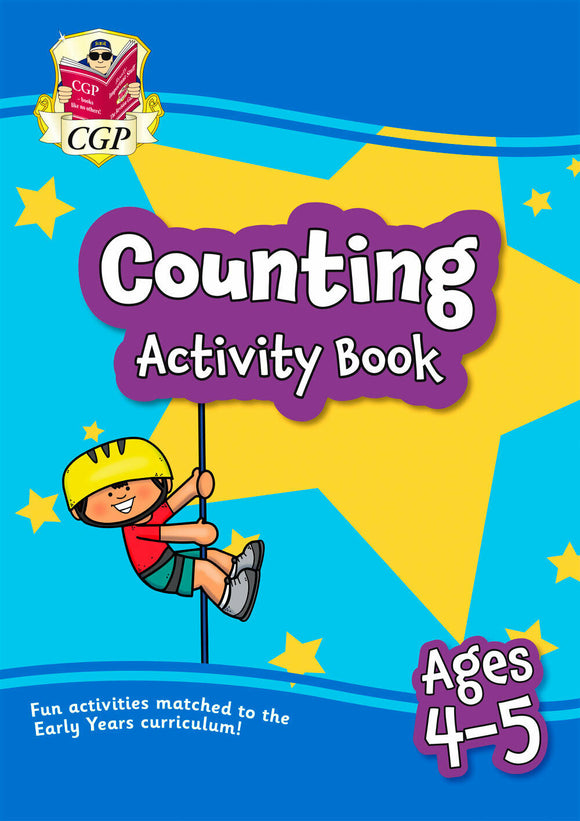 Ages 4-5 Reception Level Counting Home learning Activity Book CGP