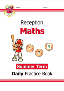 Reception Maths Daily Practice Book Ages 4-5 with Answer Summer Term CGP
