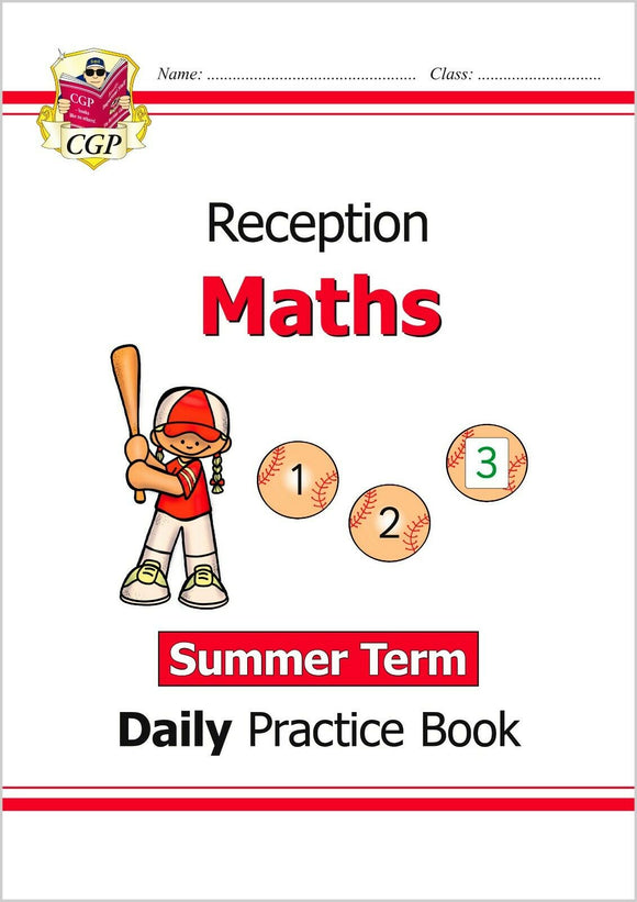 Reception Maths Daily Practice Book Ages 4-5 with Answer Summer Term CGP