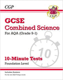 Grade 9-1 GCSE Combined Science AQA 10-Minute Test with answers - Foundation CGP
