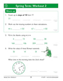 KS2 Year 3 Maths 10 Minute Weekly Workouts with Answer CGP