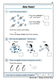 KS1 Year 1 Maths English Targeted Study Question Book with Answer CGP