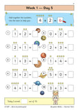 Reception Maths Daily Practice Book Ages 4-5 with Answer Summer Term CGP