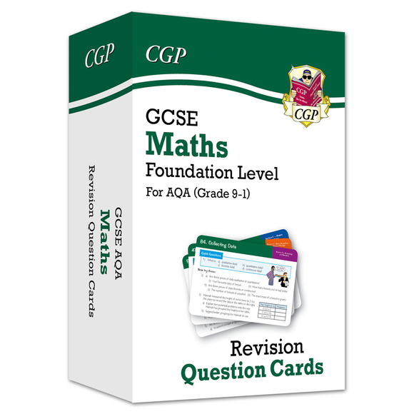 GCSE Maths AQA Grade 9-1 Revision Question Cards - Foundation Level CGP