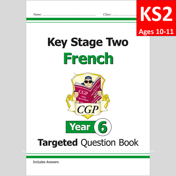 KS2 Year 6 French Targeted Question Book with Answer Ages 10-11 CGP