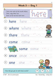KS1 Year 1 Handwriting Daily Practice Books Spring Summer and Autumn Terms CGP