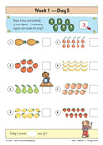 KS1 Year 1 Maths Daily Practice Book Spring Term with Answer CGP