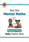 KS1 Year 1 Mental Maths Spelling English Handwriting Books with Answer AUTUMN